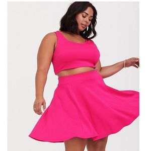 NWT TORRID Neon pink 2-piece Set